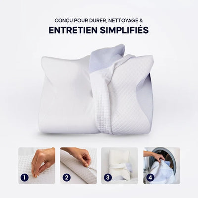 Oreiller Ergonomique Cervical – Dormez Mieux, Réveillez-Vous Plus Confortable