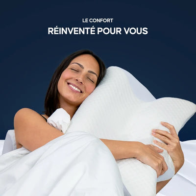 Oreiller Ergonomique Cervical – Dormez Mieux, Réveillez-Vous Plus Confortable