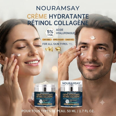 Duo Collagène & Rétinol – Soin Hydratant & Anti-Âge & Anti-rides