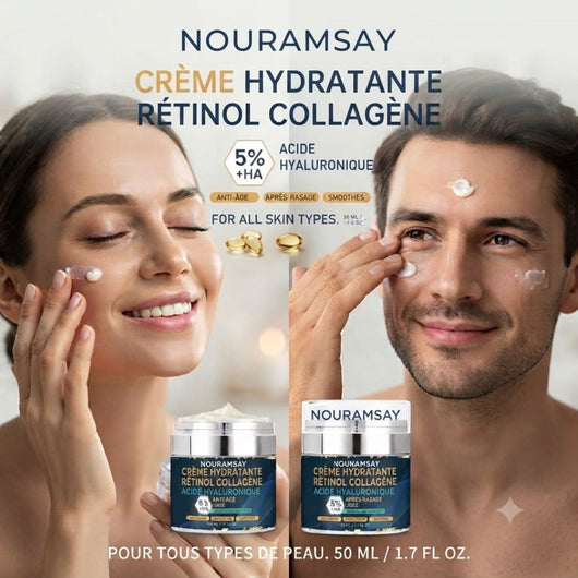 Duo Collagène & Rétinol – Soin Hydratant & Anti-Âge & Anti-rides