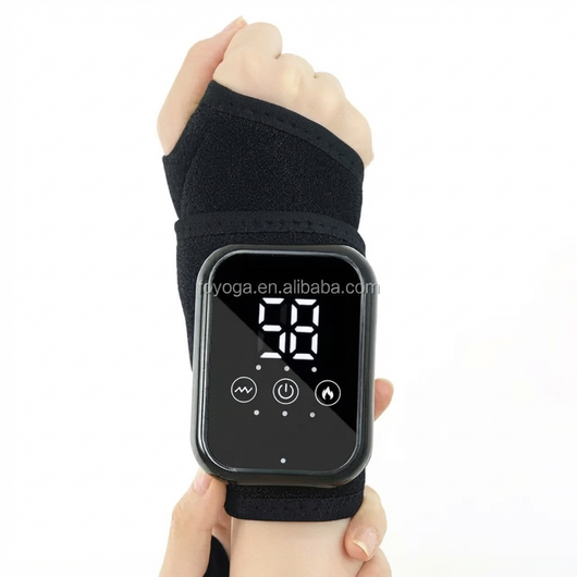 Masseur électrique de cheville et de pied, chauffage des vibrations du pied, attelle de Relaxation, ceinture, entorse des articulations plantaires, Support de cheville