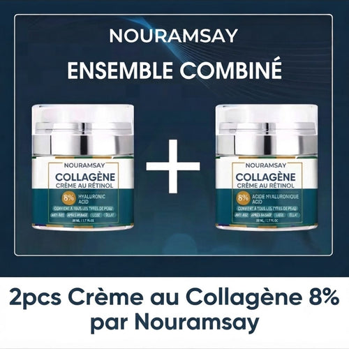 Duo Collagène & Rétinol – Soin Hydratant & Anti-Âge & Anti-rides