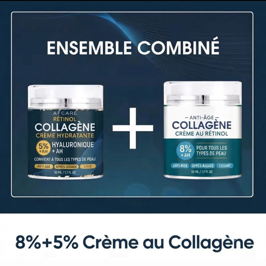 Duo Collagène & Rétinol – Soin Hydratant & Anti-Âge & Anti-rides