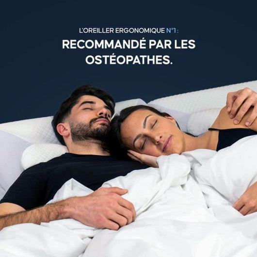 Oreiller Ergonomique Cervical – Dormez Mieux, Réveillez-Vous Plus Confortable