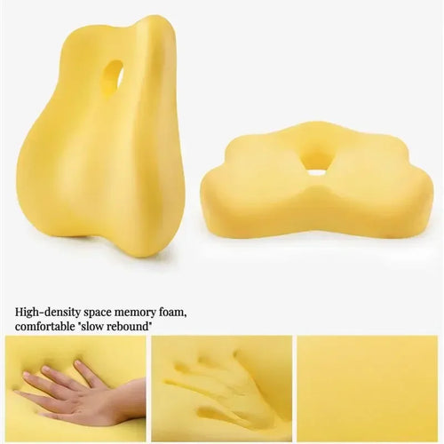 Coussin de Siège Ergonomique et Soutien Lombaire à Mémoire de Forme pour Bureau et voiture