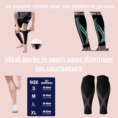 Manchons de Compression Elite-soutien Articulaire & Performance Musculaire Pour Genoux et Jambes
